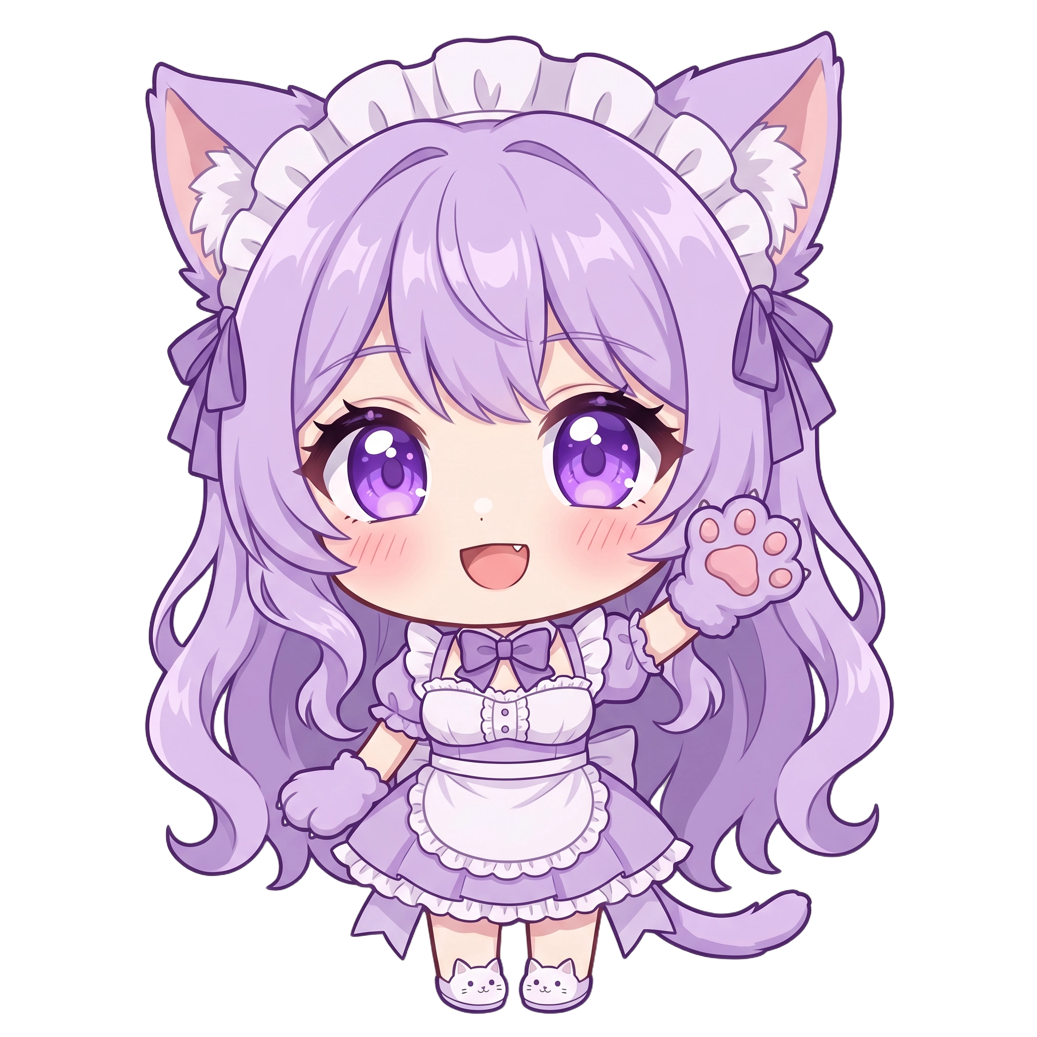 案内役のチビ猫メイドちゃん